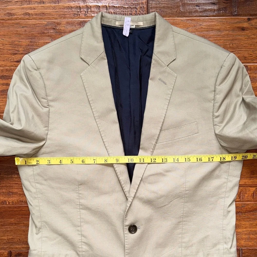 J. Crew Ludlow Slim-fit suit jacket in Italian cotton, Size 38/S, Khaki